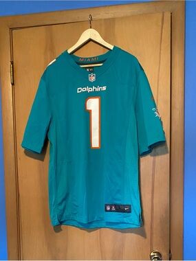Nike on field Miami Dolphins Tua Tagovailoa Football Jersey